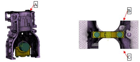 主轴瓦、 abaqus、主轴承孔、变形、背压