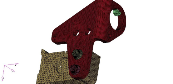 abaqus对某柴油机后吊耳强度分析