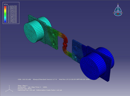 abaqus/cae分析保险片的发热