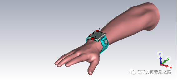 cst仿真实例： 智能手表的电磁和结构仿真 