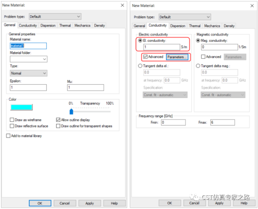 cst如何定义时变材料？