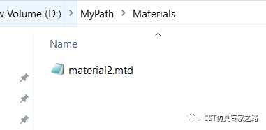 cst软件如何添加和管理自定义的材料