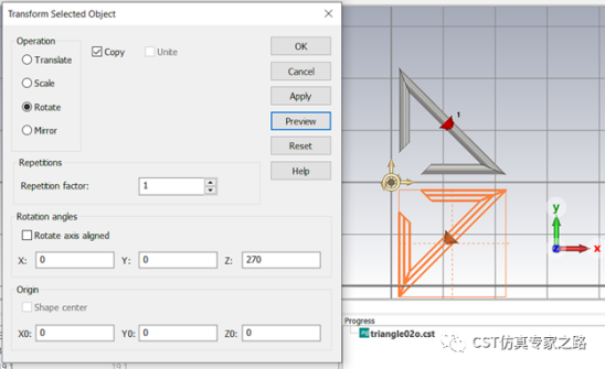 cst软件三角偶极子天线（上）mimo、ecc和dg
