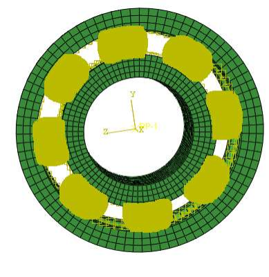 基于 abaqus 的深沟球轴承静力分析