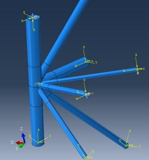 基于catia和abaqus的钢结构节点设计与分析