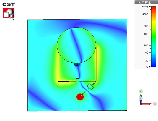 圆极化平板天线仿真01【cst软件仿真实例】