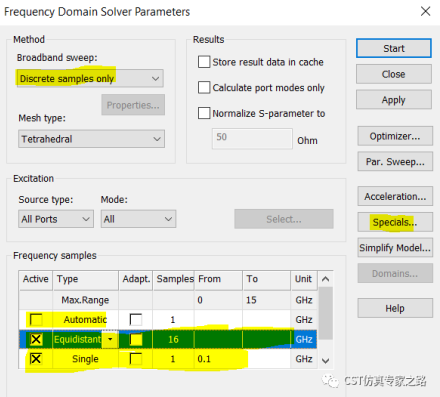 cst软件如何使用自定义的频域材料色散介