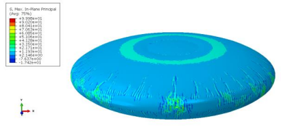 基于abaqus 膜单元的充气囊体结构力学性能研究