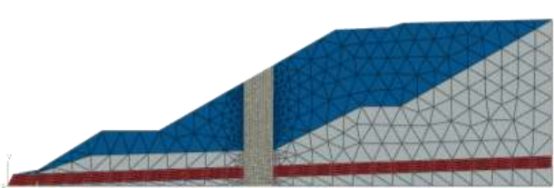 abaqus考虑流固耦合效应的断层边坡稳定性分析