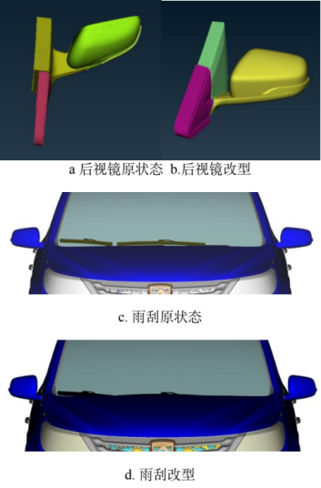 cfd案例：某车型后视镜与雨刮的风噪优化研究