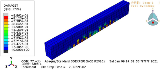 abaqus的钢筋混凝土结构的裂缝分析