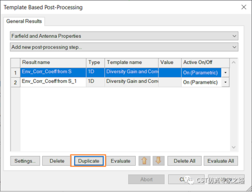 cst软件三角偶极子天线（上）mimo、ecc和dg