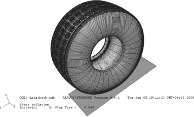 abaqus考虑花纹的轮胎接地压力分析