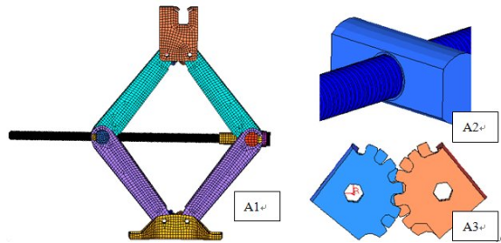 abaqus螺杆式千斤顶结构分析