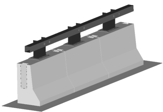abaqus在组合式混凝土护栏设计中的应用