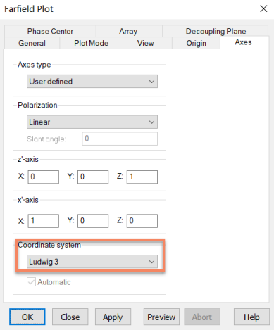 cst软件如何分析天线的远场极化方向图