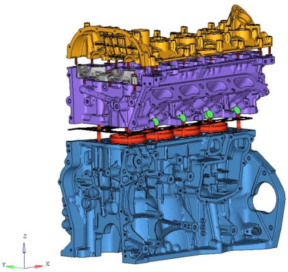 基于abaqus的混动发动机缸孔变形优化设计