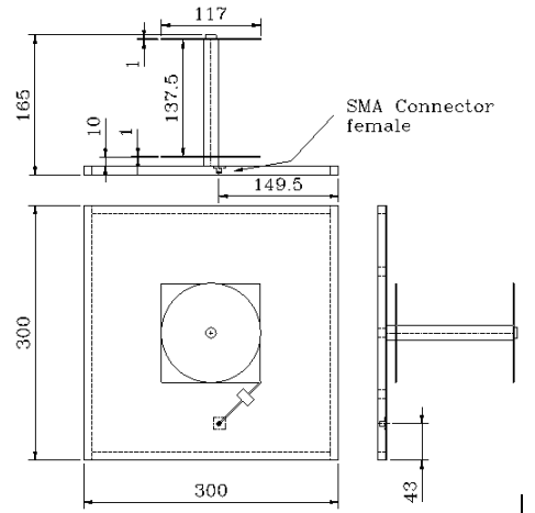 圆极化平板天线仿真02【cst软件仿真实例】