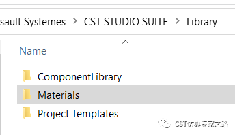 cst软件如何添加和管理自定义的材料