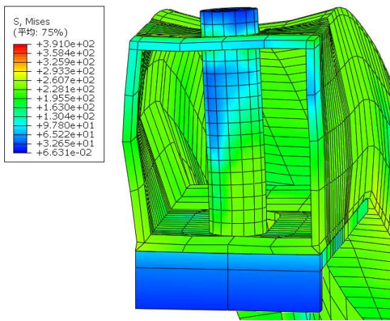 abaqus可伸缩式双榀桁架免落地支撑有限元计算与分析