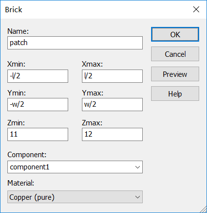 圆极化平板天线仿真01【cst软件仿真实例】