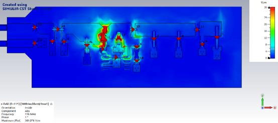 cst电源模块的re问题整改思路和仿真