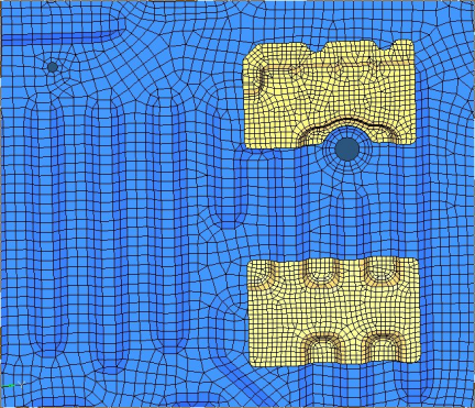 基于abaqus的某车型副座椅安装脚处地板强度刚度分析