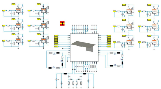 基于 cst 的双三相电机控制器电磁兼容性传导发射瞬